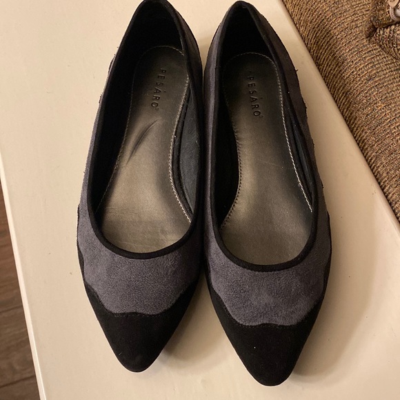 Pesaro suede flats 8 - Picture 1 of 4